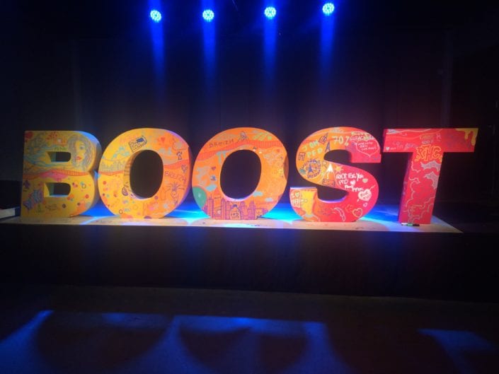 BOOST Lettres BOOST taguées customisées